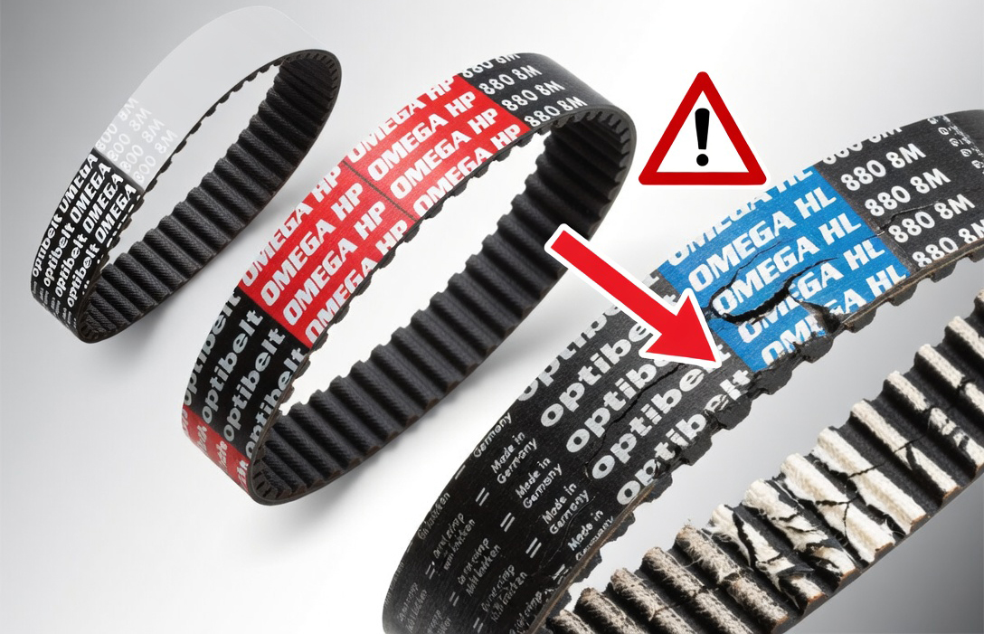 Dấu Hiệu Nhận Biết Dây Curoa Optibelt Sắp Hỏng Trước Khi Dừng Máy