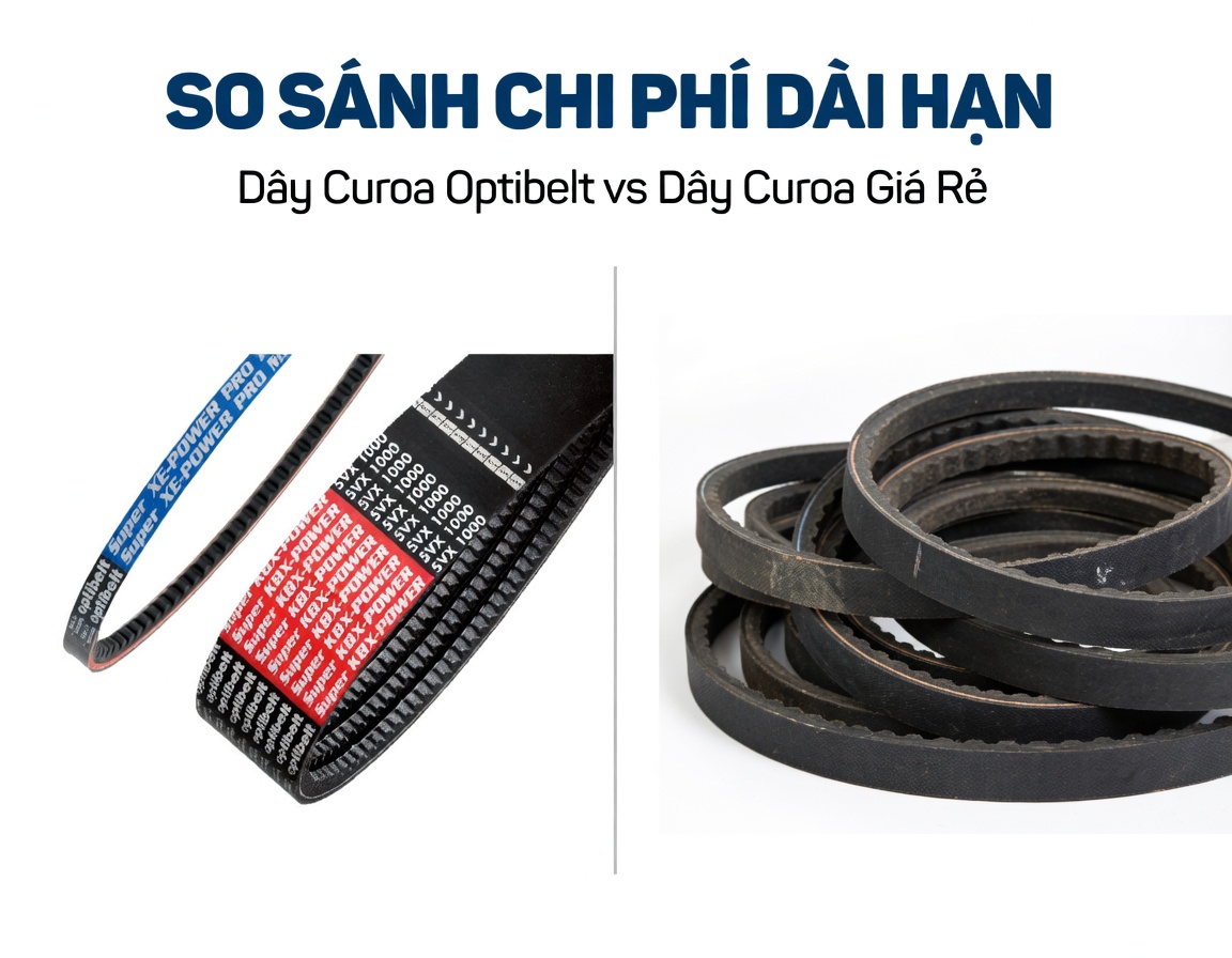 So Sánh Chi Phí Dài Hạn: Dây Curoa Optibelt Và Dây Giá Rẻ