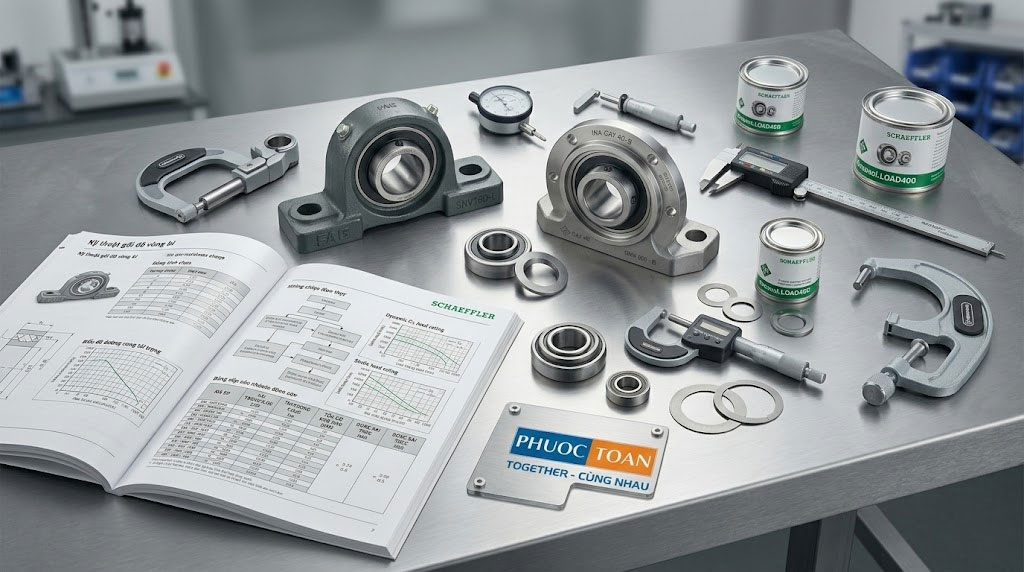 Cách Chọn Gối Đỡ Vòng Bi Schaeffler Chuẩn Kỹ Thuật Cho Nhà Máy