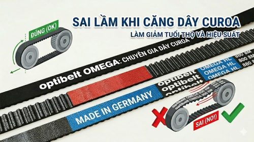 Sai Lầm Nhiều Nhà Máy Đang Gặp Khi Căng Dây Curoa