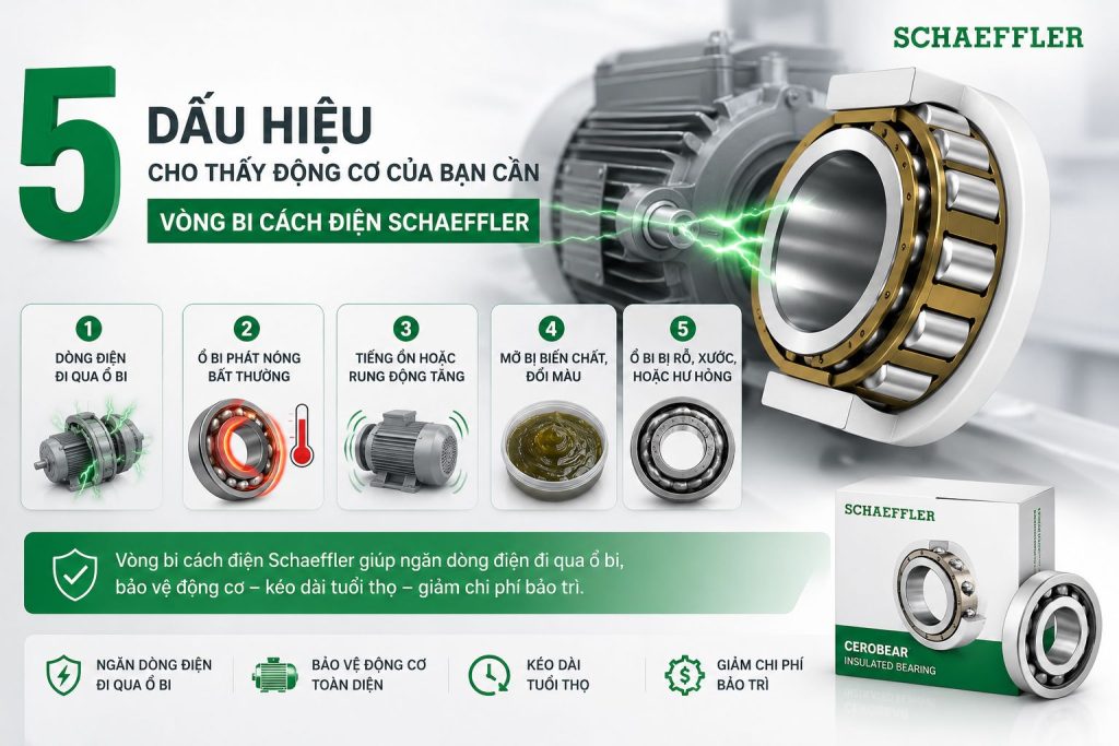 5 Dấu Hiệu Cho Thấy Động Cơ Của Bạn Cần Vòng Bi Cách Điện Schaeffler